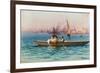 Amusement on the Caique-Fausto Zonaro-Framed Giclee Print