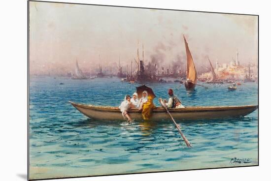 Amusement on the Caique-Fausto Zonaro-Mounted Giclee Print