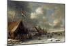 Amusement on the Ice-Thomas Heeremans-Mounted Art Print