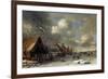 Amusement on the Ice-Thomas Heeremans-Framed Premium Giclee Print