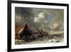 Amusement on the Ice-Thomas Heeremans-Framed Premium Giclee Print