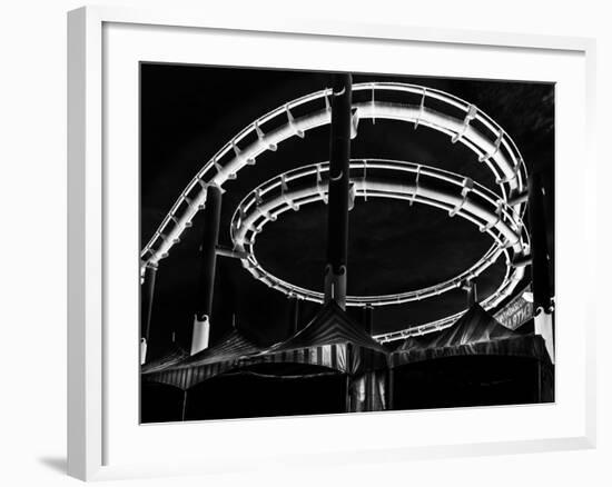 Amusement Park after Dark-Jason Moskowitz-Framed Photographic Print