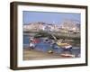 Amusement Park and Boats in Mouth of River Clwyd, Rhyl Town, Clywd, Wales, United Kingdom-Duncan Maxwell-Framed Photographic Print