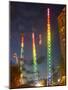 Amusement Park at Night, Surfers Paradise, Gold Coast, Queensland, Australia-David Wall-Mounted Photographic Print