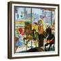 "Amusement Park Carousel", August 9, 1958-Earl Mayan-Framed Giclee Print