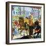 "Amusement Park Carousel", August 9, 1958-Earl Mayan-Framed Giclee Print