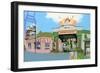 Amusement park in Japan "Hana Yashiki"-Hiroyuki Izutsu-Framed Giclee Print