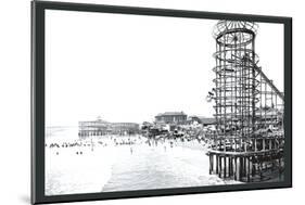 Amusement Park, Long Beach, California-William Henry Jackson-Mounted Art Print