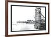 Amusement Park, Long Beach, California-William Henry Jackson-Framed Premium Giclee Print