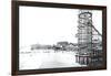 Amusement Park, Long Beach, California-William Henry Jackson-Framed Art Print