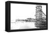 Amusement Park, Long Beach, California-William Henry Jackson-Framed Stretched Canvas