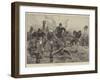 Amusements in Camp, a Menagerie Race-Richard Caton Woodville II-Framed Giclee Print