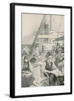 Amusements on Board an Emigrant Ship-Enoch Ward-Framed Giclee Print