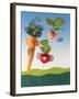 Amusing Carrot and Radish Figures-Ulrich Kerth-Framed Photographic Print