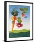 Amusing Carrot and Radish Figures-Ulrich Kerth-Framed Photographic Print