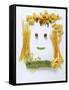 Amusing Face Made from Pasta-Ulrike Koeb-Framed Stretched Canvas