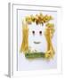 Amusing Face Made from Pasta-Ulrike Koeb-Framed Photographic Print