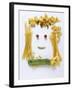 Amusing Face Made from Pasta-Ulrike Koeb-Framed Photographic Print