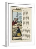 Amusing Multiplication with Toddler in a Store-Charles Butler-Framed Art Print