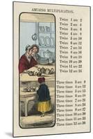 Amusing Multiplication with Toddler in a Store-Charles Butler-Mounted Art Print