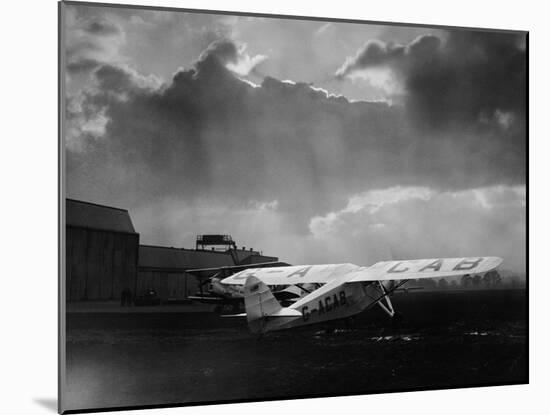 Amy Johnson's "The Desert Cloud" Preparing for Take Off-null-Mounted Premium Photographic Print