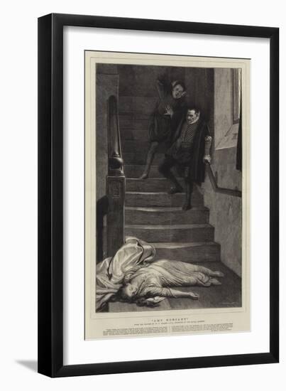 Amy Robsart-William Frederick Yeames-Framed Giclee Print