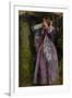 Amy, Study for 'The Long Engagement', 1859 (Oil on Panel)-Arthur Hughes-Framed Giclee Print