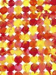 Warm Colors Abstract Flowing Paint Pattern 2-Amy Vangsgard-Giclee Print