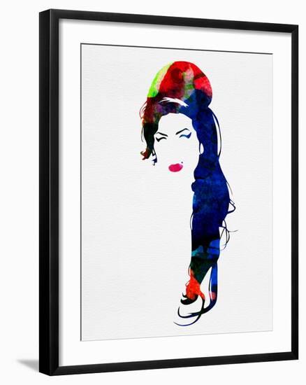 Amy Watercolor-Lora Feldman-Framed Art Print