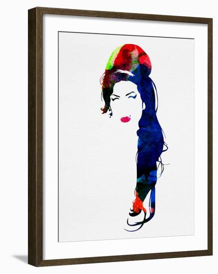 Amy Watercolor-Lora Feldman-Framed Art Print