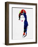 Amy Watercolor-Lora Feldman-Framed Art Print