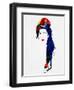 Amy Watercolor-Lora Feldman-Framed Art Print