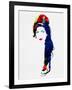 Amy Watercolor-Lora Feldman-Framed Art Print