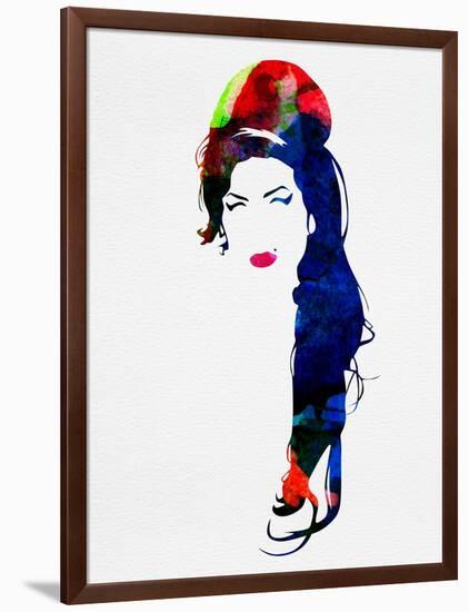 Amy Watercolor-Lora Feldman-Framed Art Print