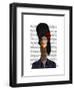 Amy Winehouse Goose-Fab Funky-Framed Art Print