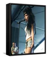 Amy Winehouse-null-Framed Stretched Canvas