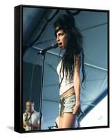 Amy Winehouse-null-Framed Stretched Canvas