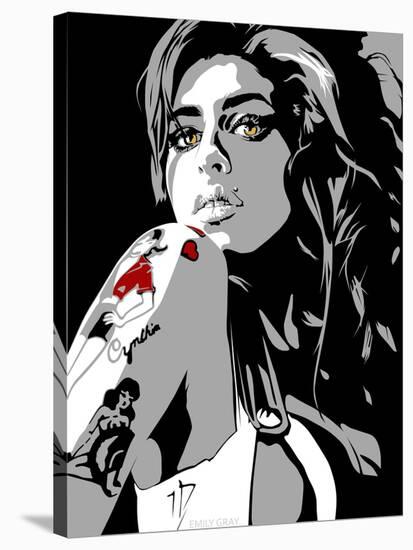 Amy Winehouse-Emily Gray-Stretched Canvas
