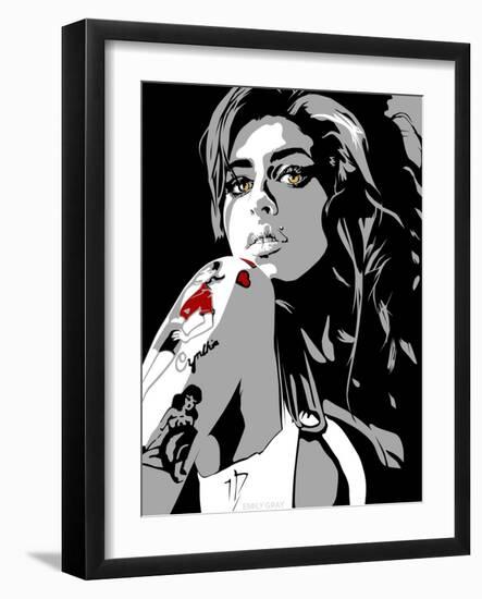 Amy Winehouse-Emily Gray-Framed Premium Giclee Print