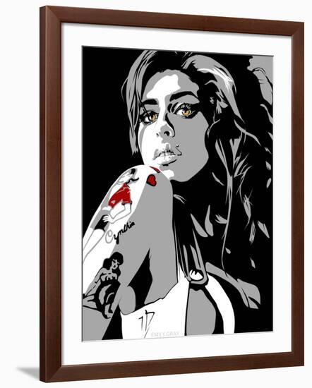 Amy Winehouse-Emily Gray-Framed Giclee Print