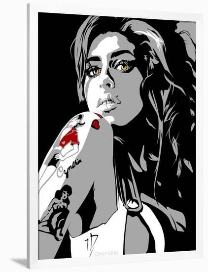 Amy Winehouse-Emily Gray-Framed Giclee Print