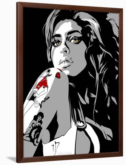 Amy Winehouse-Emily Gray-Framed Giclee Print