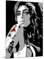 Amy Winehouse-Emily Gray-Mounted Giclee Print