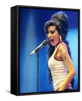 Amy Winehouse-null-Framed Stretched Canvas