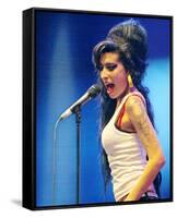 Amy Winehouse-null-Framed Stretched Canvas