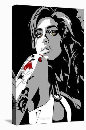 Amy Winehouse-Emily Gray-Stretched Canvas