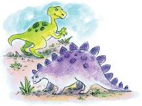 Dinosaurs - Humpty Dumpty-Amy Wummer-Giclee Print