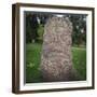 An 11th Century Viking Runestone from Lagga Parish, Uppsala, Sweden, Scandinavia, Europe-Christopher Rennie-Framed Photographic Print