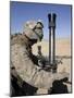 An 81mm Mortarman Adjusts the Mortar Sights During a Fire Mission-Stocktrek Images-Mounted Photographic Print