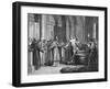 An 8th Century Baptism-F du Bourg-Framed Art Print